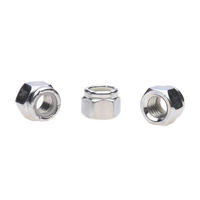 LOCKNUT 1/2-13 NYL INSRT, ZINC PLATE