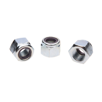 LOCKNUT 1/2-20 NYL INSRT, ZINC PLAT