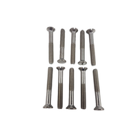 PKG M8X60MM SLOT F.H. MACH SCRW (10)